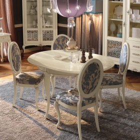 Итальянский круглый стол для гостиной коллекции MEMORIE VENEZIANE фабрика GIORGIOCASA