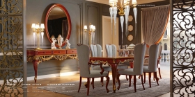 Итальянский прямоугольный стол для гостиной коллекции MEMORIE VENEZIANE фабрика GIORGIOCASA