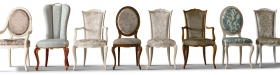 Итальянские стулья для гостиной коллекции MEMORIE VENEZIANE фабрика GIORGIOCASA