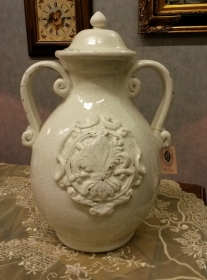 Керамическая ваза-амфора из Тосканы. h40см со старением